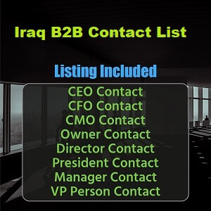 Liste de courrier électronique des entreprises en Irak