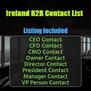 Lista e kontakteve B2B e Irlandës
