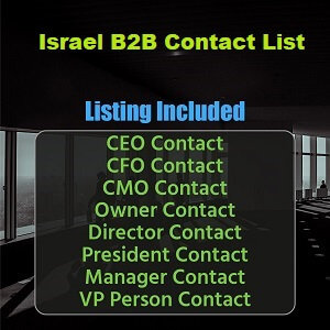 Lista e Emailve të Biznesit në Izrael