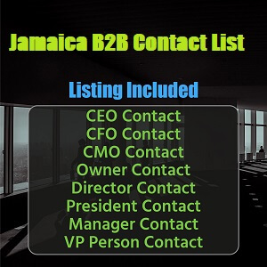 Lista de e-mail comercial da Jamaica
