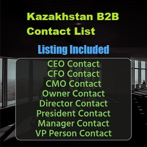 Listahan ng Email sa Negosyo ng Kazakhstan