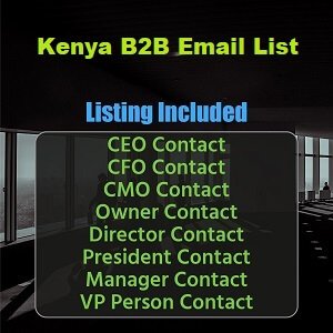 Lista de e-mail comercial do Quênia