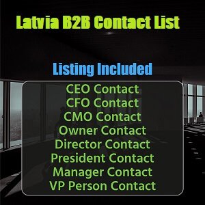 라트비아 B2B 연락처 목록