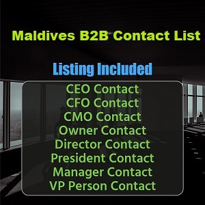 Llista de correu electrònic empresarial de Maldives
