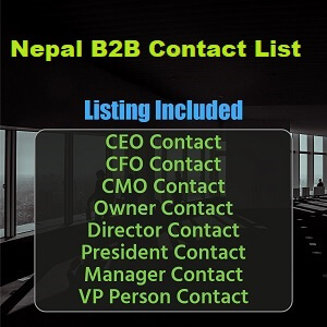 Elenco delle e-mail commerciali del Nepal
