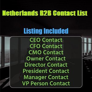 Seznam kontaktů B2B Nizozemsko