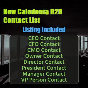 Seznam e-mailových adres pro novou Kaledonii