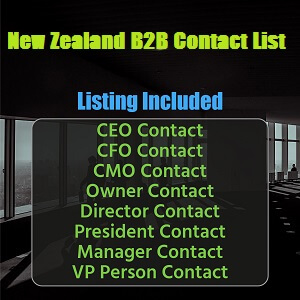 Liste B2B de Nouvelle-Zélande