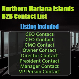 Lista de e-mails comerciais da Ilha de Mariana do Norte