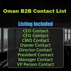 Lista de correo electrónico empresarial de Omán