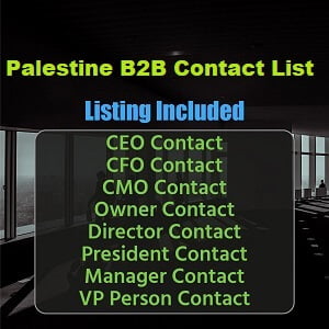 Lista de correo electrónico comercial de Palestina