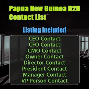 Lista de correo electrónico comercial de Papúa Nueva Guinea