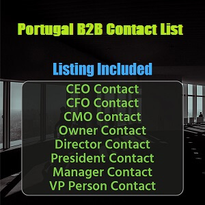 Portugalija B2B kontaktų sąrašas