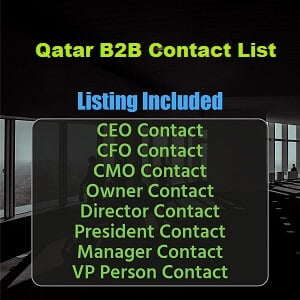 Lista de correo electrónico comercial de Qatar