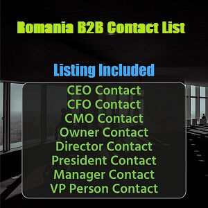 Rumäniens B2B-kontaktlista