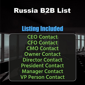 Russland Business Email Lëscht