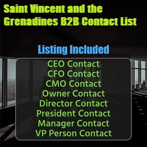 Листа на контакти Свети Винсент и Гренадини B2B