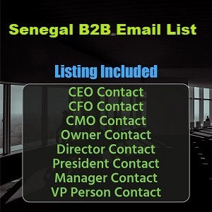 Lista de e-mail comercial do Senegal