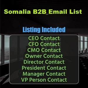 Lista de e-mails comerciais da Somália