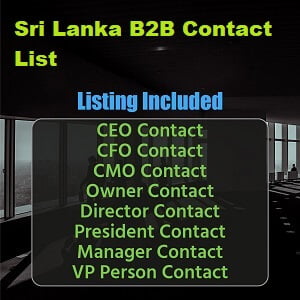 Shri-Lanka biznes elektron pochta ro'yxati