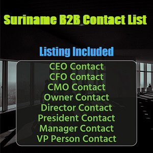 Lista B2B de Surinam