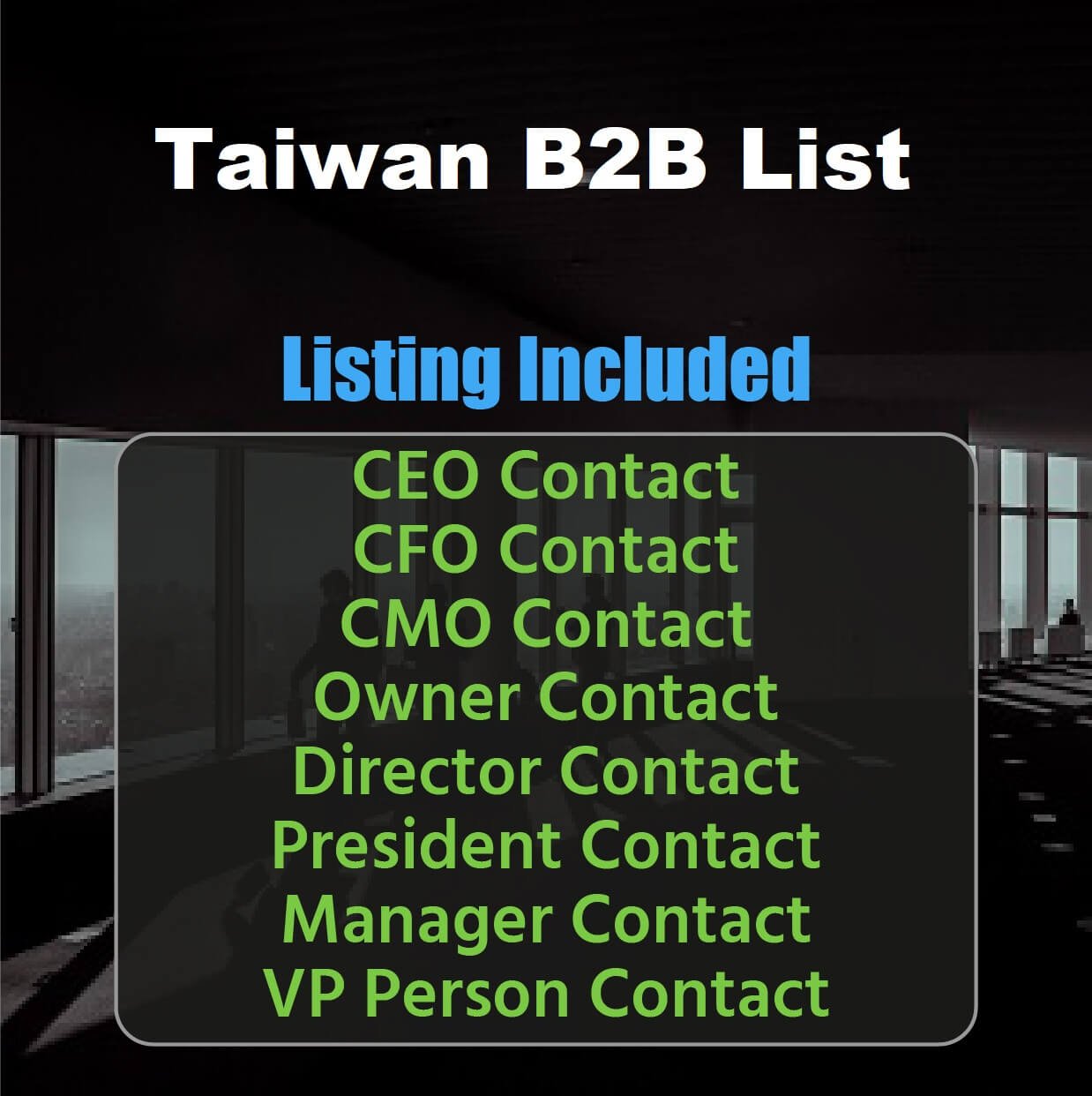 Taiwan Business Email List