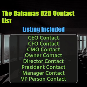 Lista de contatos B2B das Bahamas