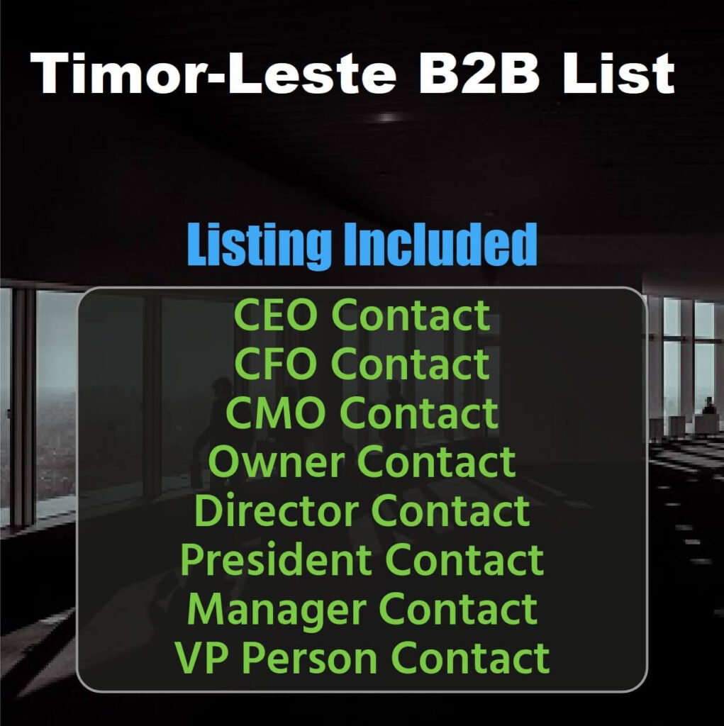 Timor-Leste B2B List