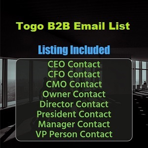 Lista de e-mail comercial do Togo