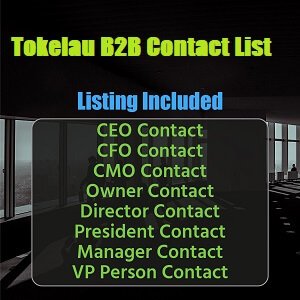 Список B2B в Токелау