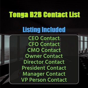 Tonga Business-E-Mail-Liste