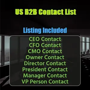 Lista de contatos B2B dos EUA