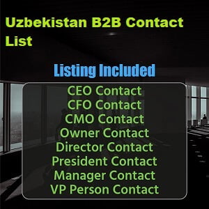 Lista de correo electrónico comercial de Uzbekistán