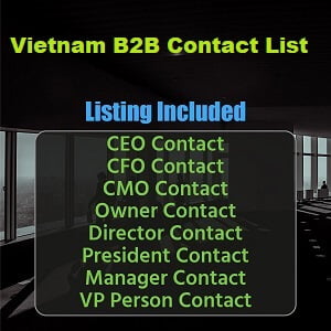 Elenco di posta elettronica aziendale del Vietnam