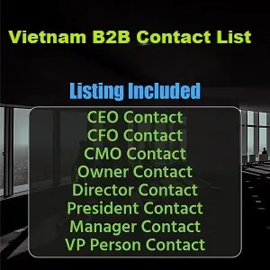 Lista de contactos B2C de Vietnam