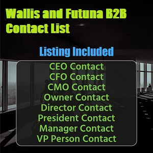 Lista di e-mail di l'attività di Wallis è Futuna