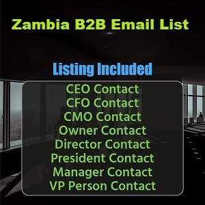 Zambia Business Email Lëscht