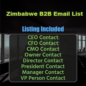 Lista de correo electrónico comercial de Zimbabwe