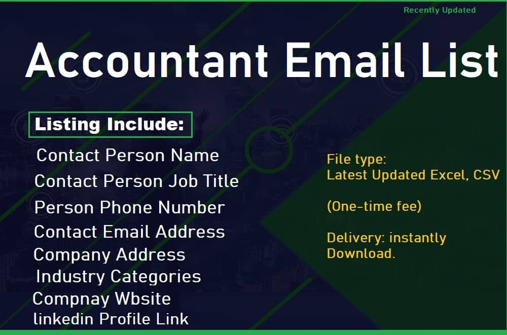 Listahan ng Email ng Accountant