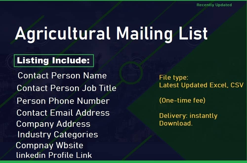 Lista de correo agrícola