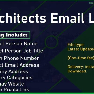 Architects Email List