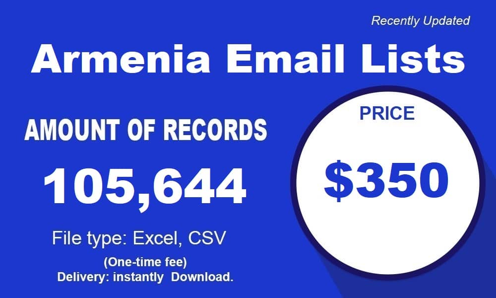Lista e-mailowa z Armenii