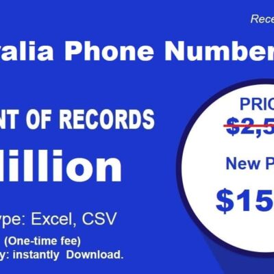 Lijst met mobiele nummers in Australië