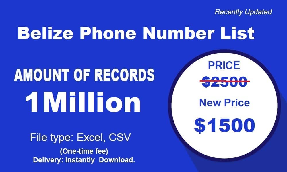 Belize telefoonnummerlijst