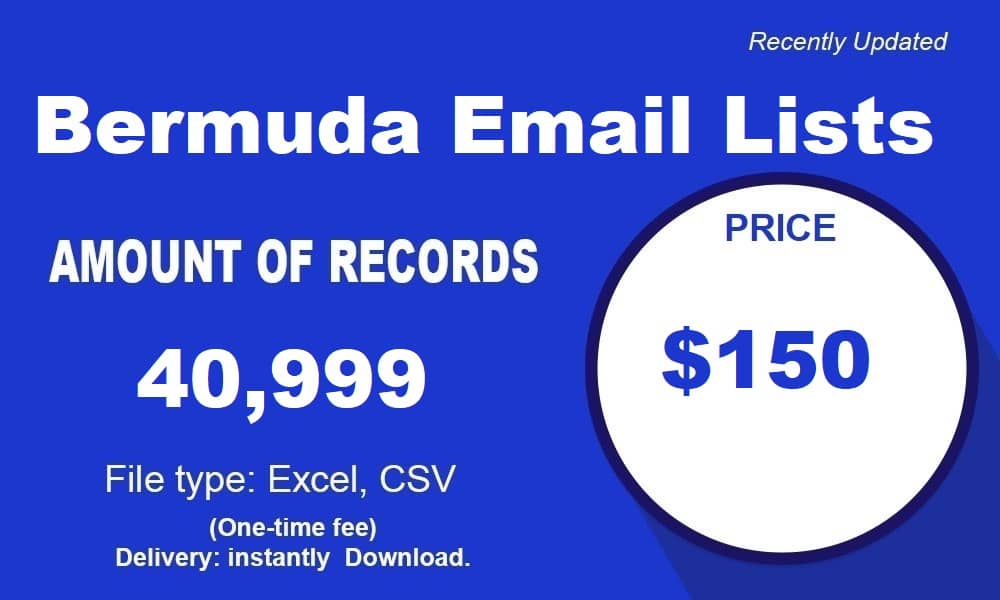 Lista de correo electrónico de Bermudas