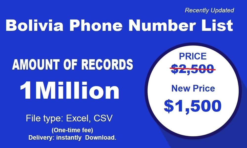 Bolivia Phone Numbers
