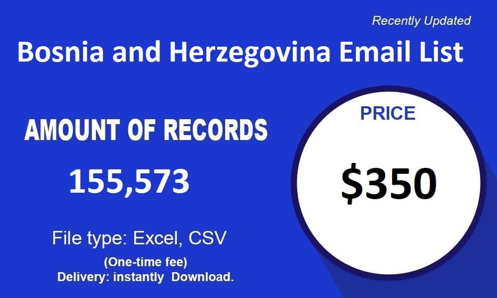 Bosnia and Herzegovina Email List