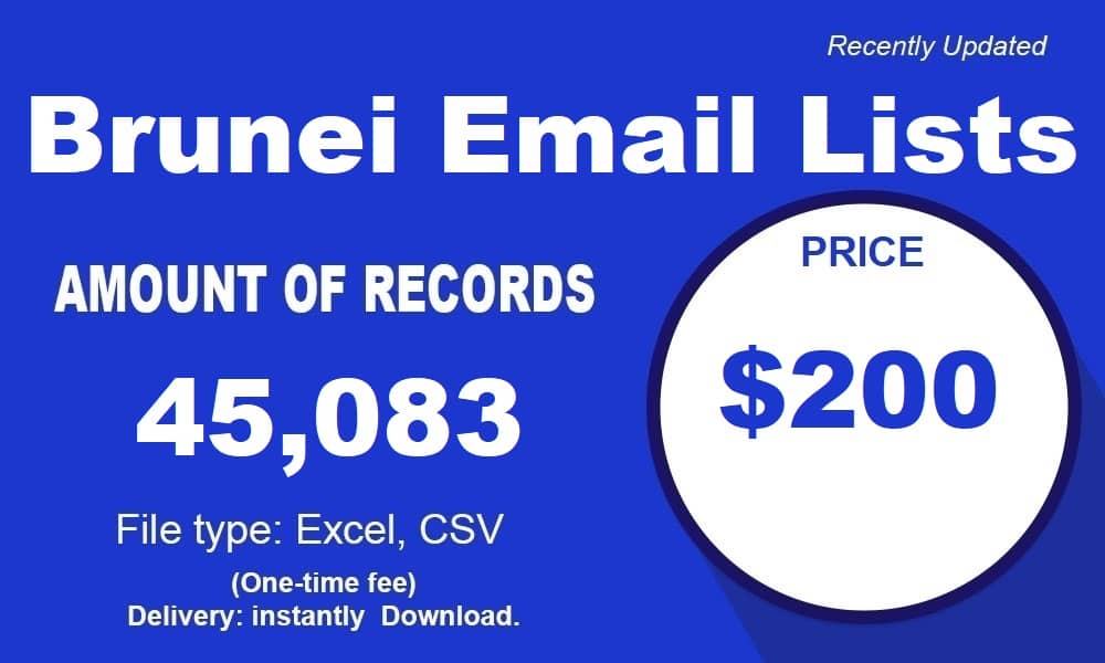 Brunei E-Mail-Liste