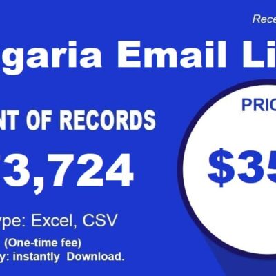 E-Mail-Liste für Bulgarien