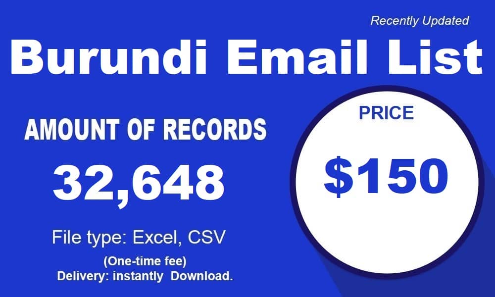 Daftar Email Burundi